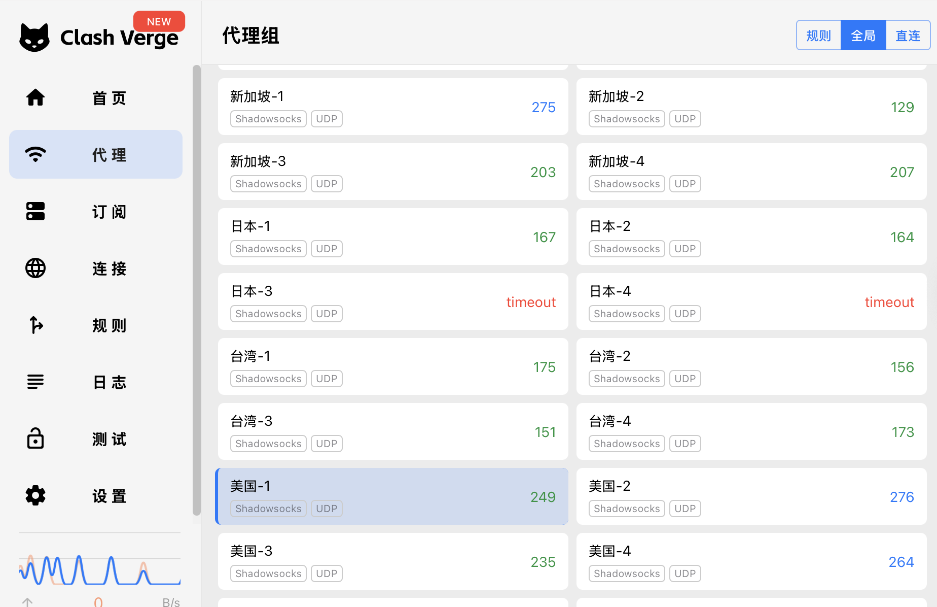 代理节点选择截图